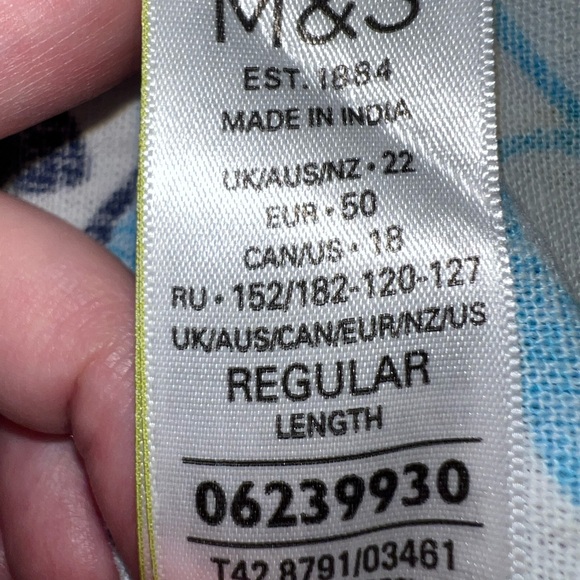 M&S Collection Linen Blend Shift Dress - Picture 9 of 11